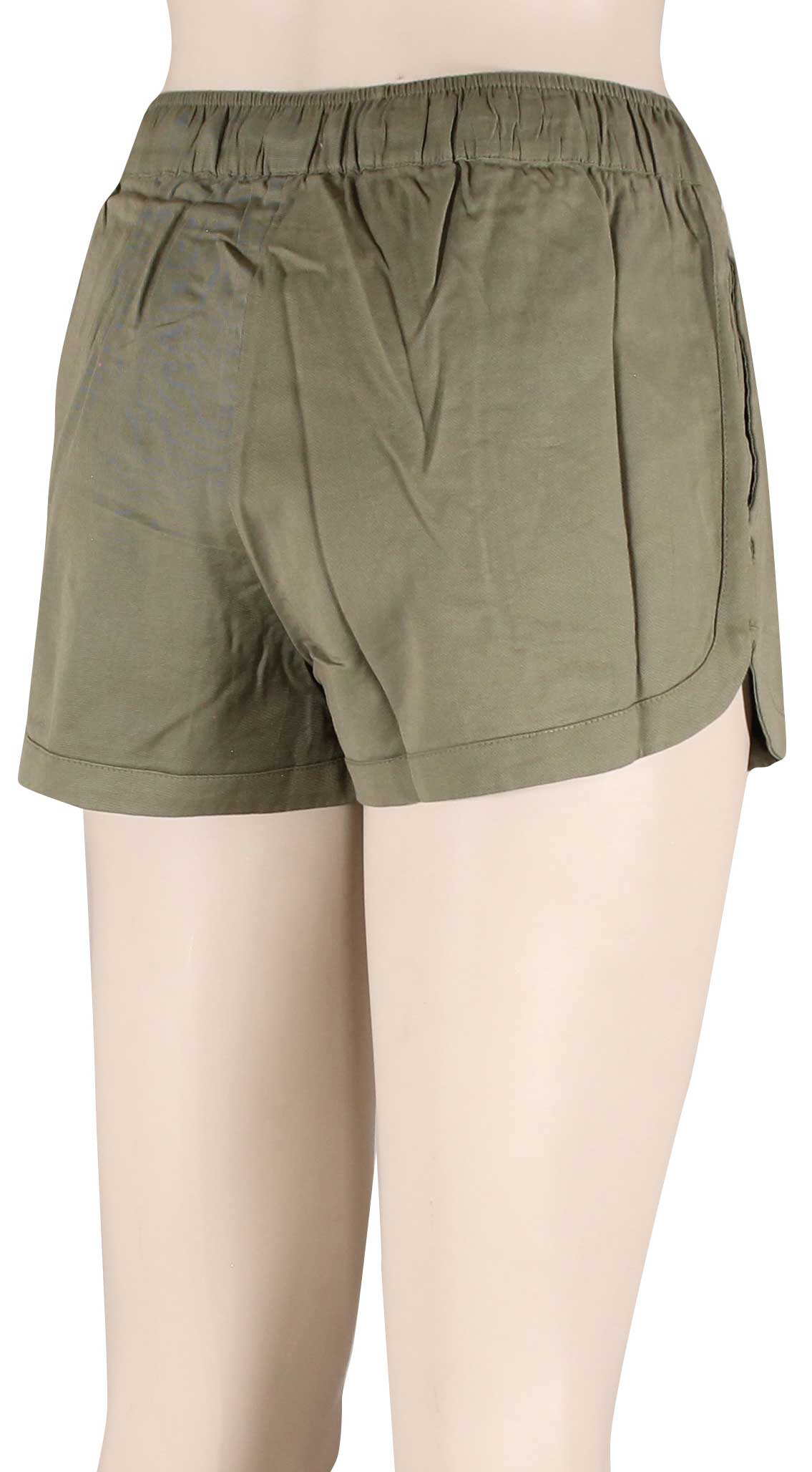 Roxy New Impossible Love Shorts - Olive – back view