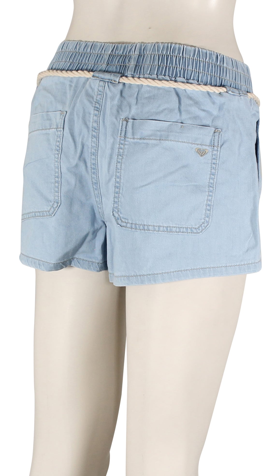 Roxy Paddle On Shorts - Blue Denim – back view