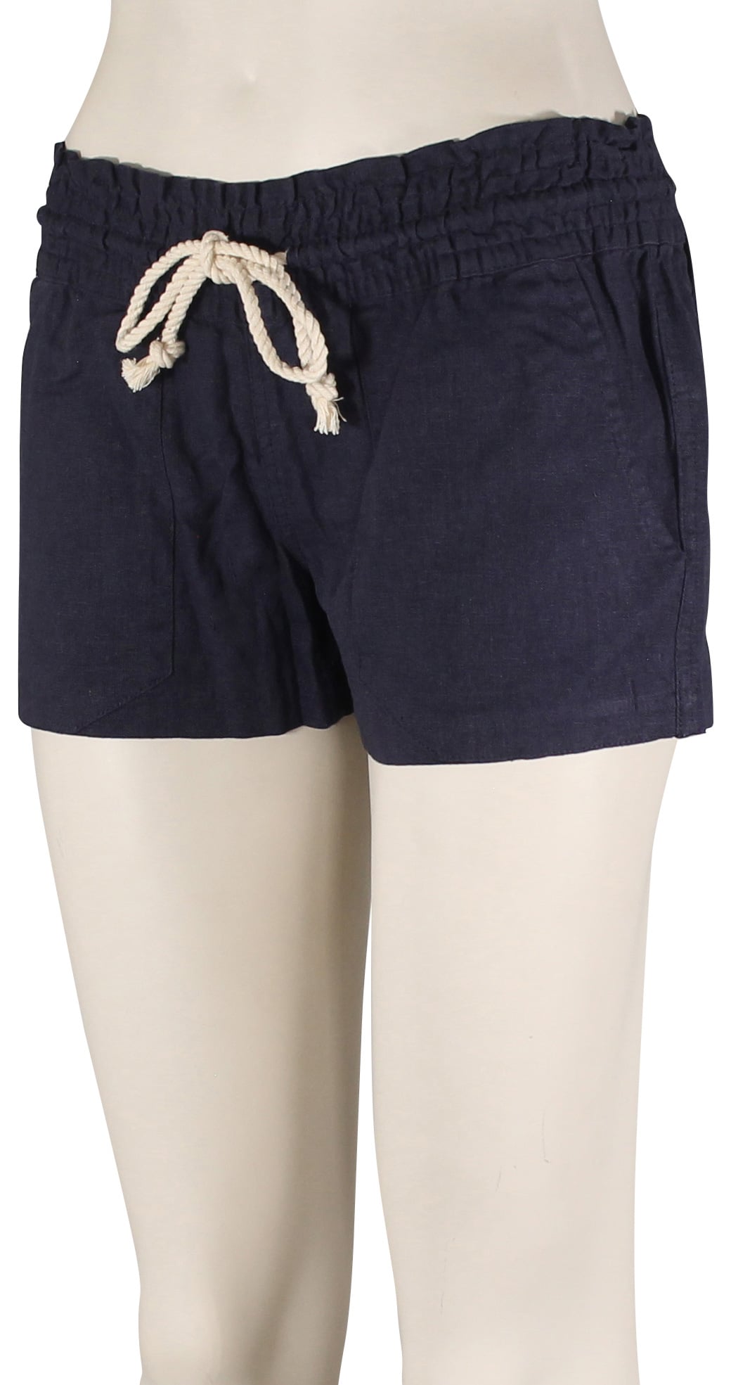 Roxy Oceanside Linen Shorts - Mood Indigo