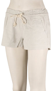 Roxy Oceanside Linen Shorts - Stone