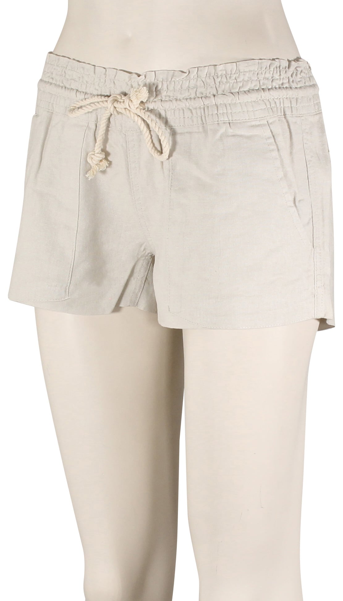 Roxy Oceanside Linen Shorts - Stone