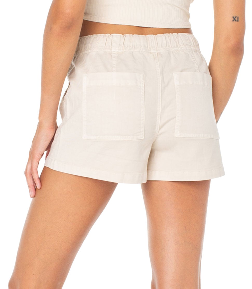 Roxy Lil Trooper Women's Shorts - Parchment Solid – back view