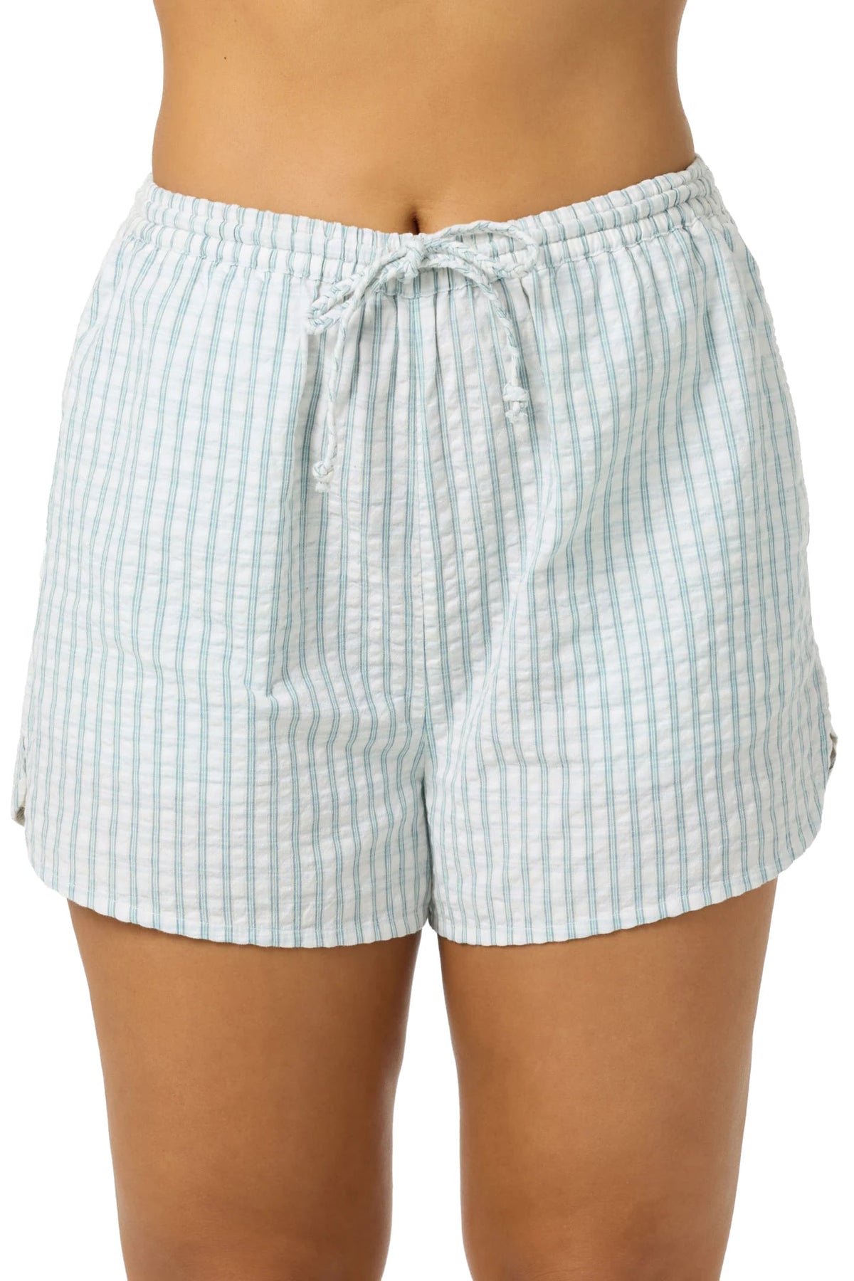O'Neill Millie Seersucker Women's Beach Shorts - Winter White