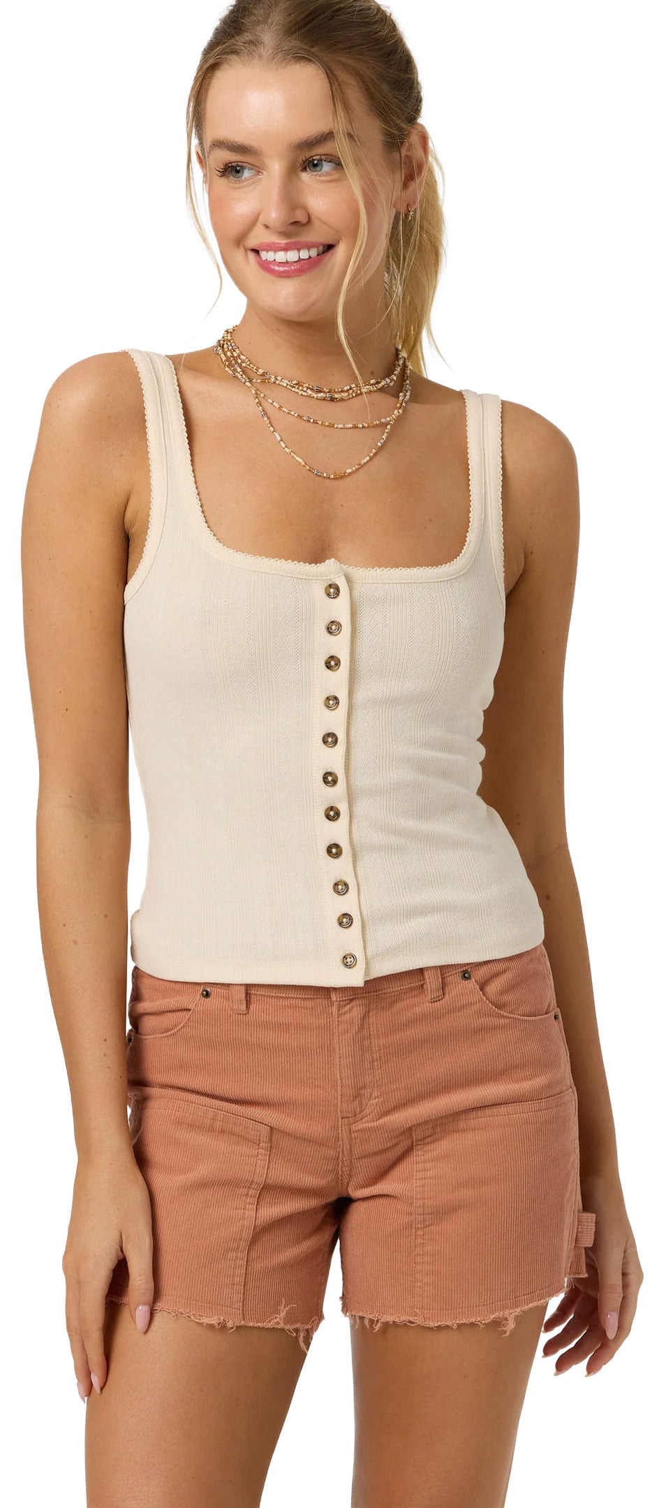 O'Neill O'Riginals Harlyn Solid Women's Shorts - Clay – alternate view 1
