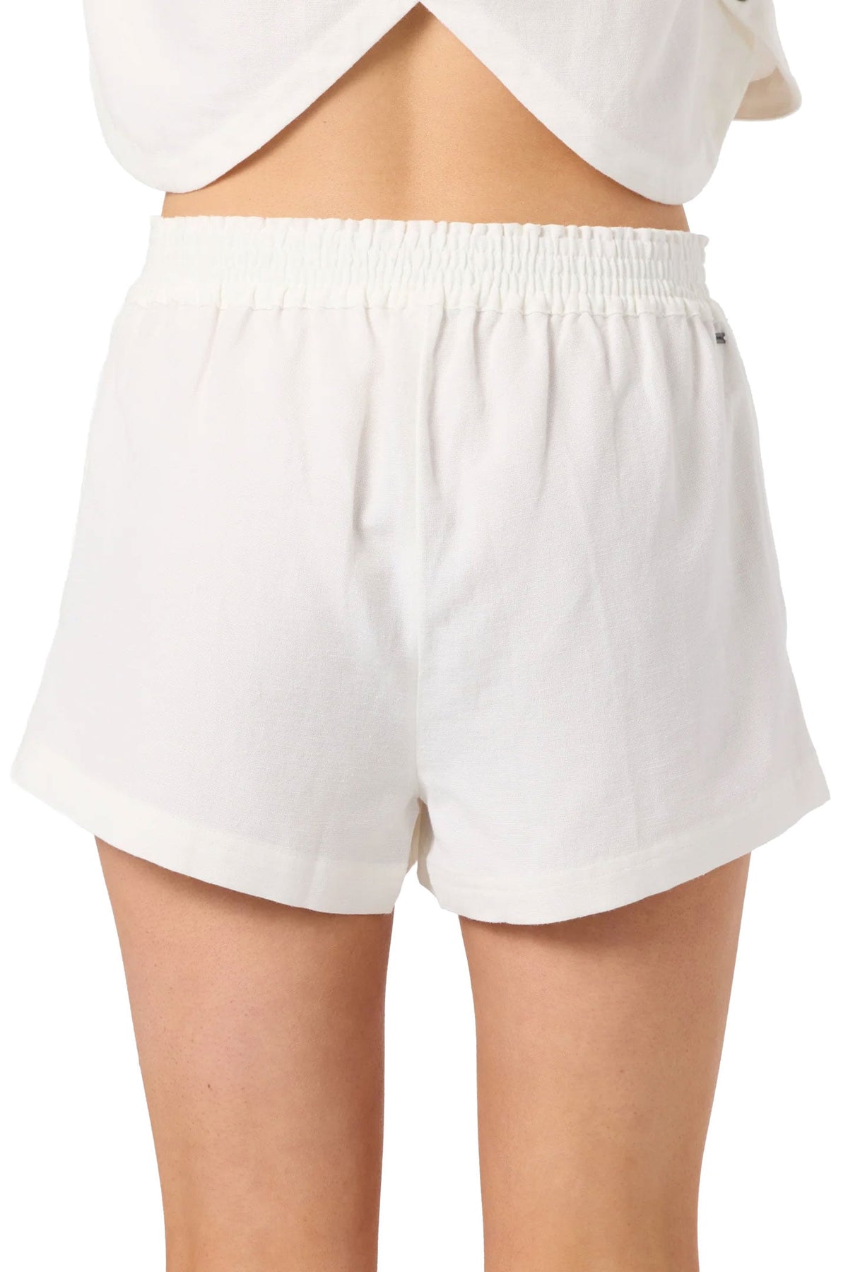 O'Neill Sanders Women's Beach Shorts - White – back view