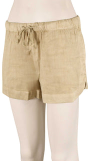 RVCA New Yume Women's Elastic Shorts - Olive Grey