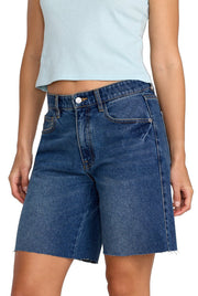 RVCA Long Beach Jort Women's 8" Shorts - Harbor Blue