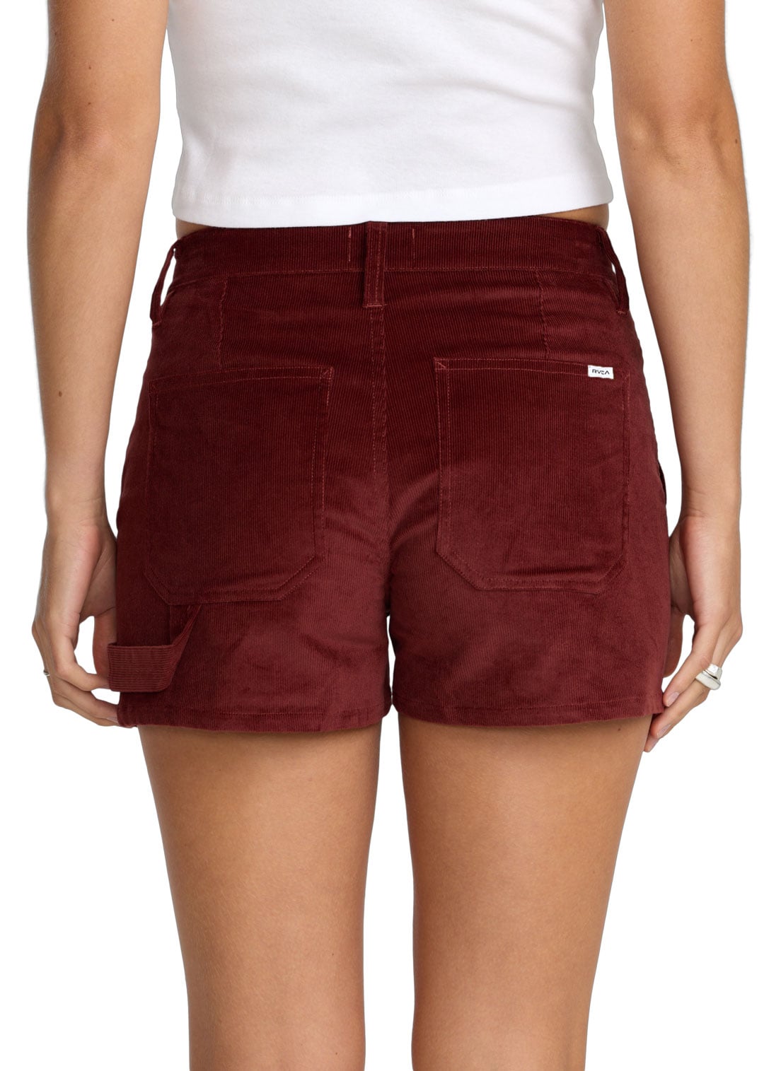 RVCA Aurora 3" Women's Shorts - Madder Brown – back view
