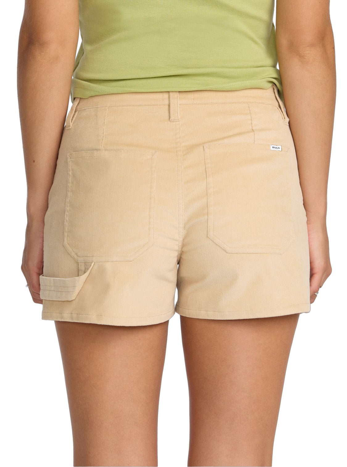 RVCA Aurora 3" Women's Shorts - Light Tan – back view
