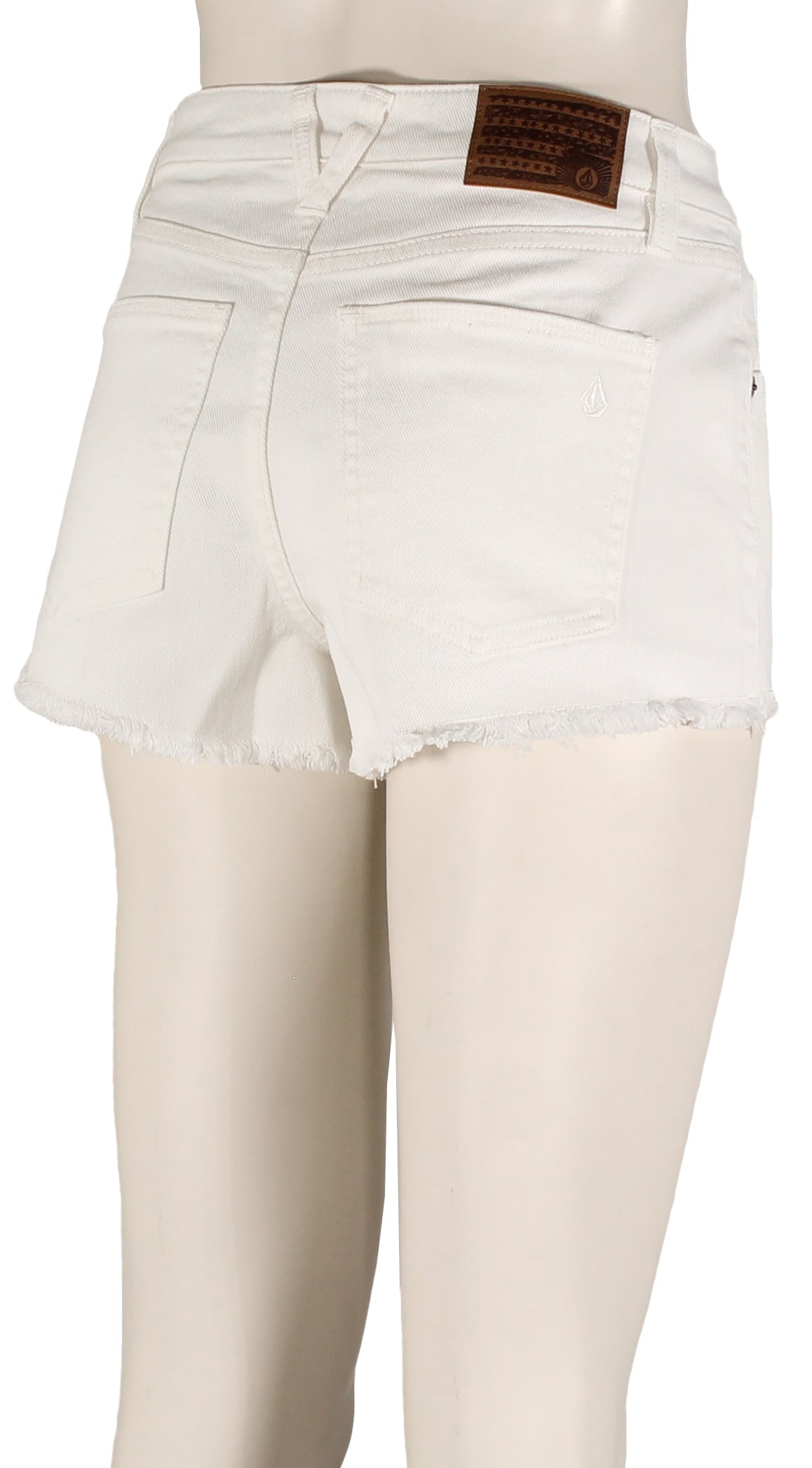 Volcom 1991 Stoned Women's Walk Shorts - Star White – back view