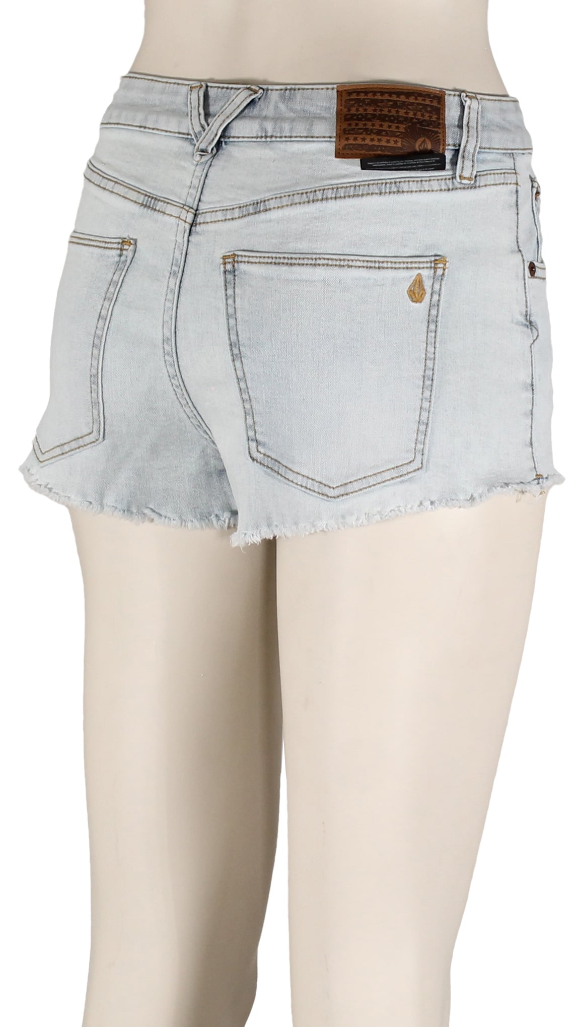 Volcom 1991 Stoned Women's Walk Shorts - Allover Stone Light – back view