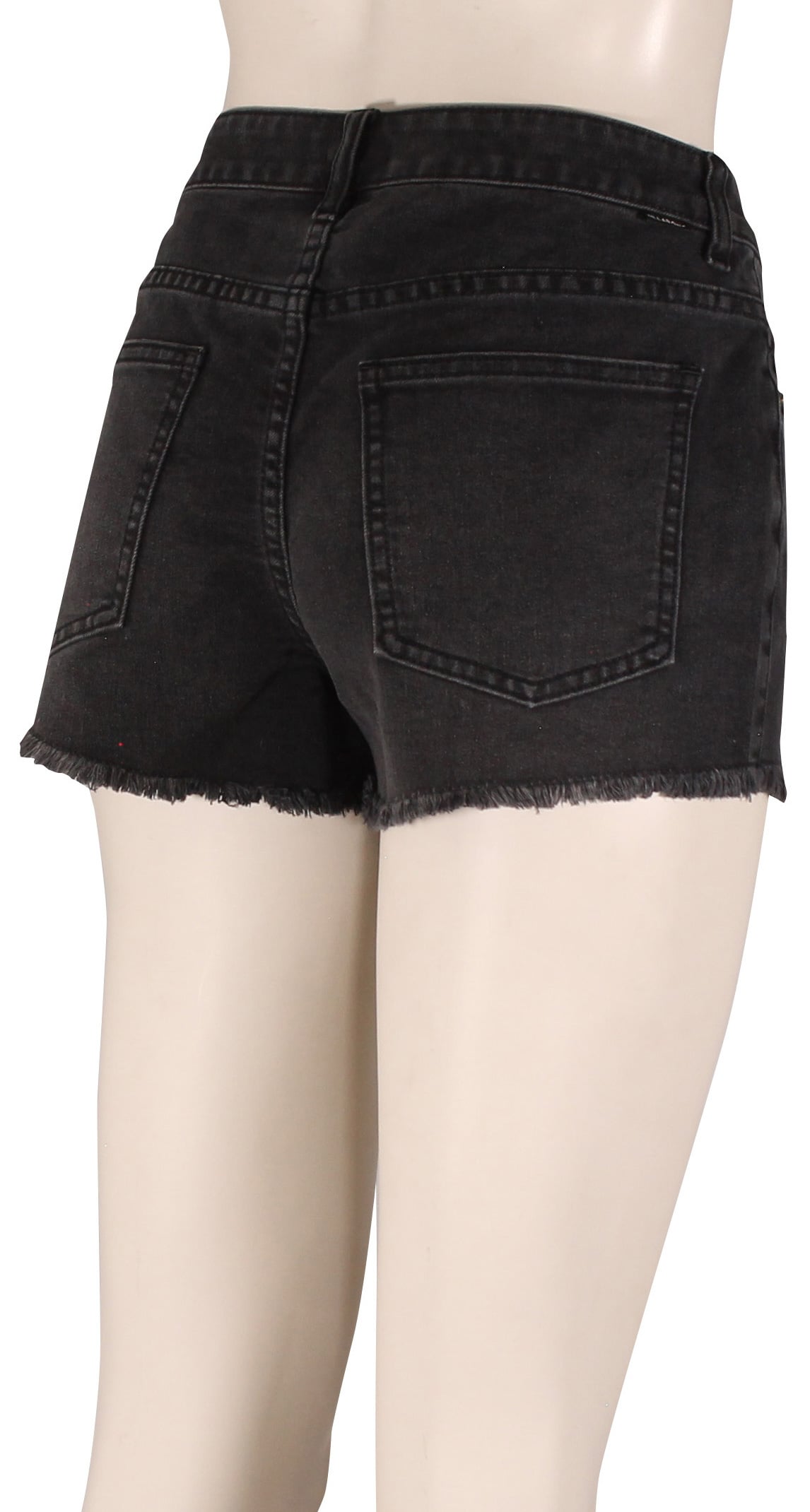 Billabong Drifter Denim Women's Walk Shorts - Flint Black – back view