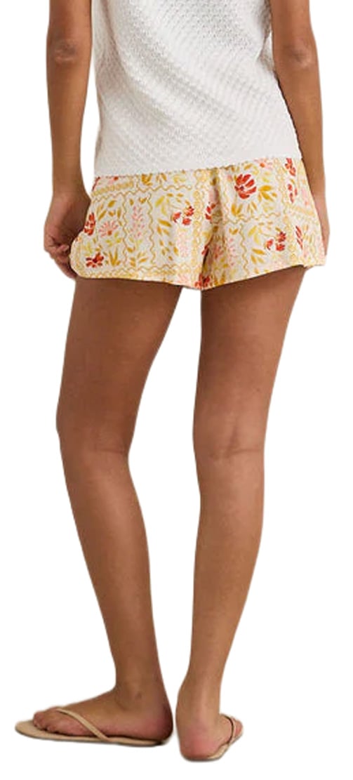 Rhythm Wildflower Women's Shorts - White – back view