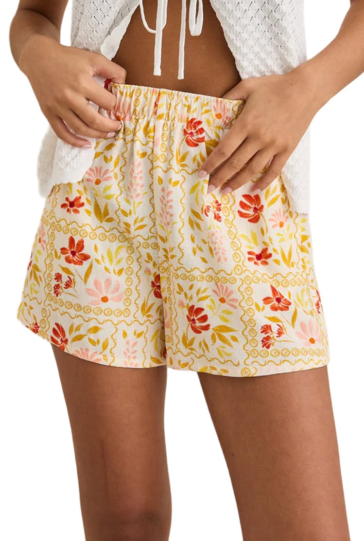 Rhythm Wildflower Women's Shorts - White