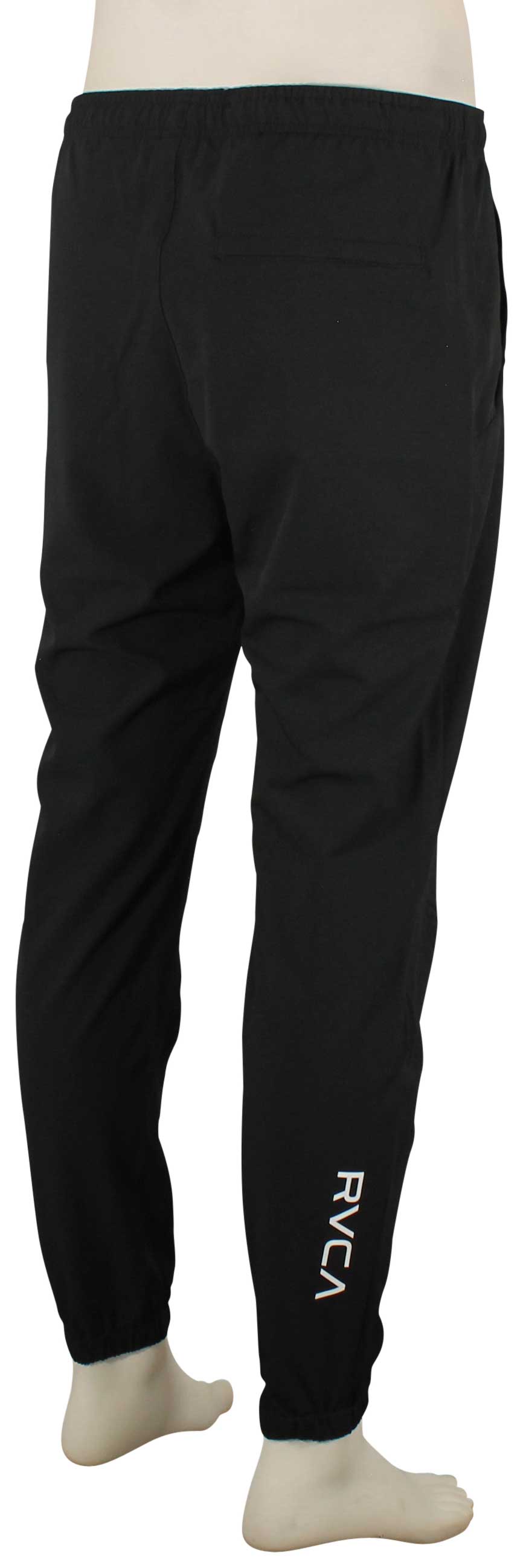RVCA Yogger Stretch Track Pant - Black – back view
