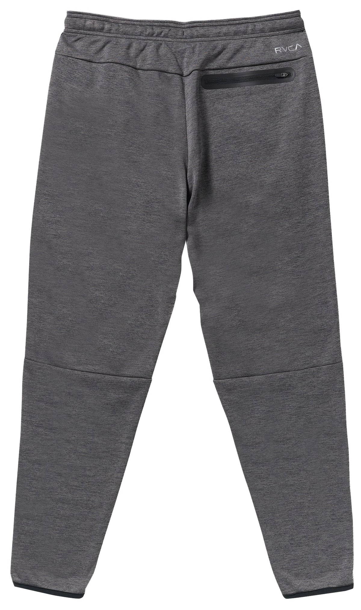 RVCA Balance Tech Men's Fleece Pants - RVCA Black Heather – back view