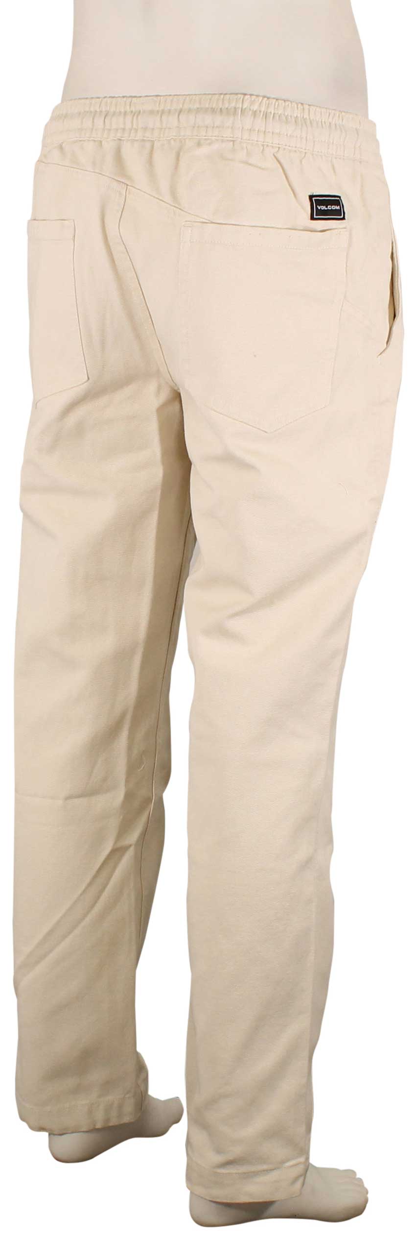Volcom Rainer Elastic Waist Pant - Whitecap Grey – back view