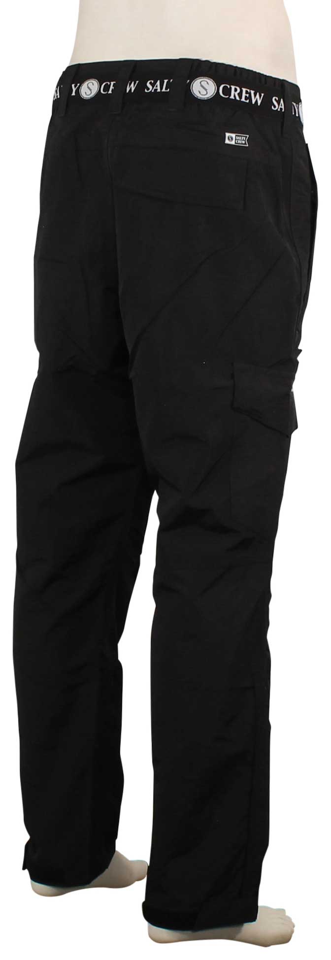 Salty Crew Pinnacle Tech Pant - Black – back view