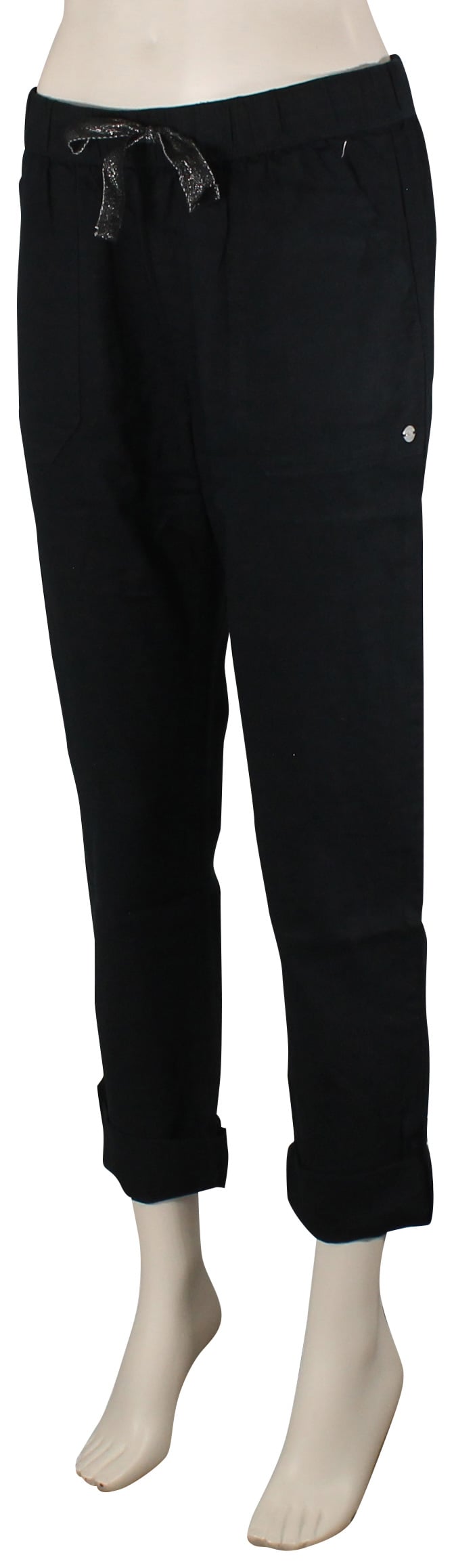 Roxy On The Seashore Linen Pants - Black