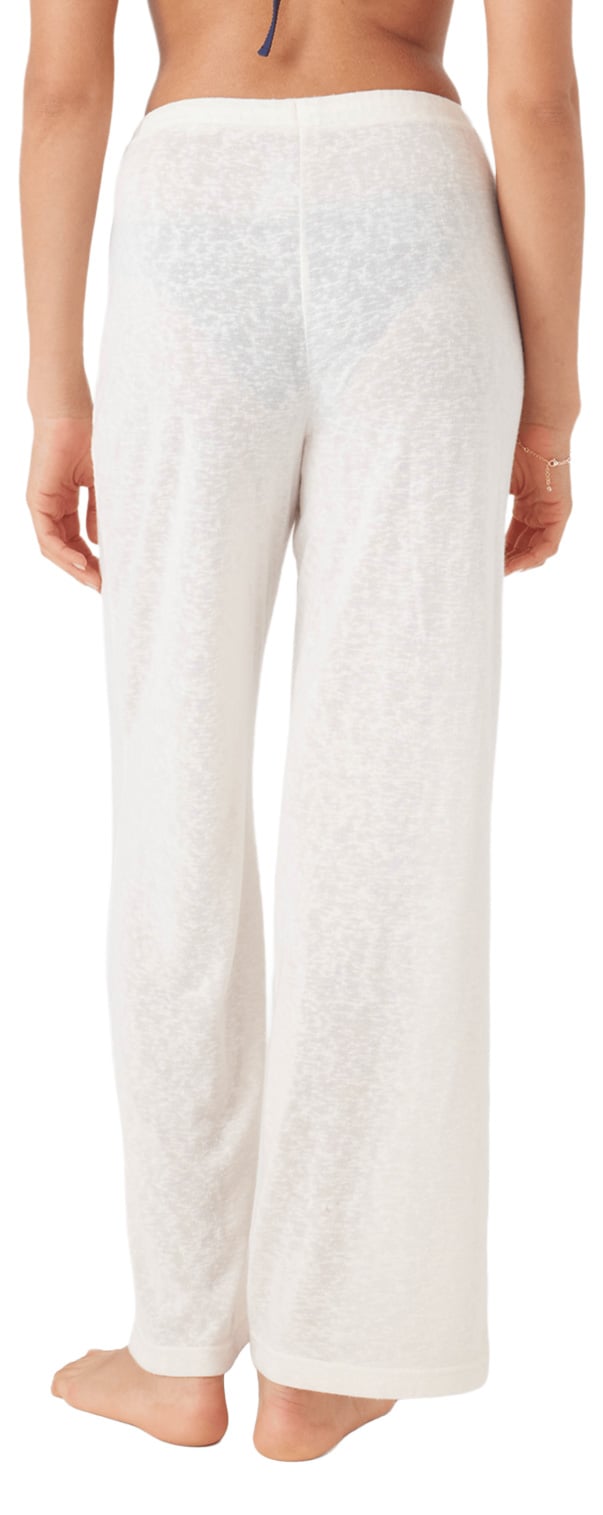 Roxy After Surf Women's Coverup Pants - Egret – back view