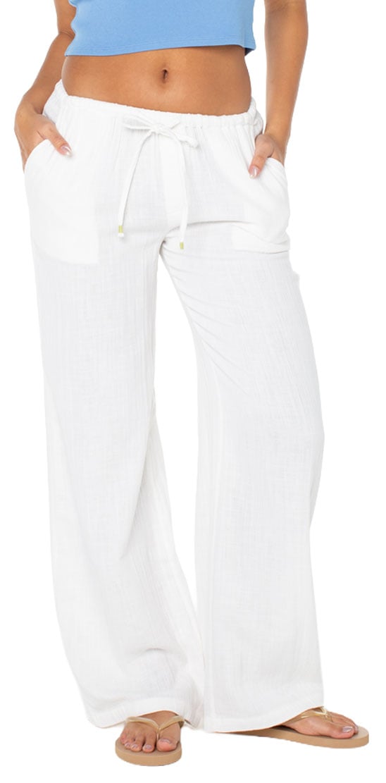 Roxy Iyla Women's Pants - Cloud Dancer Solid