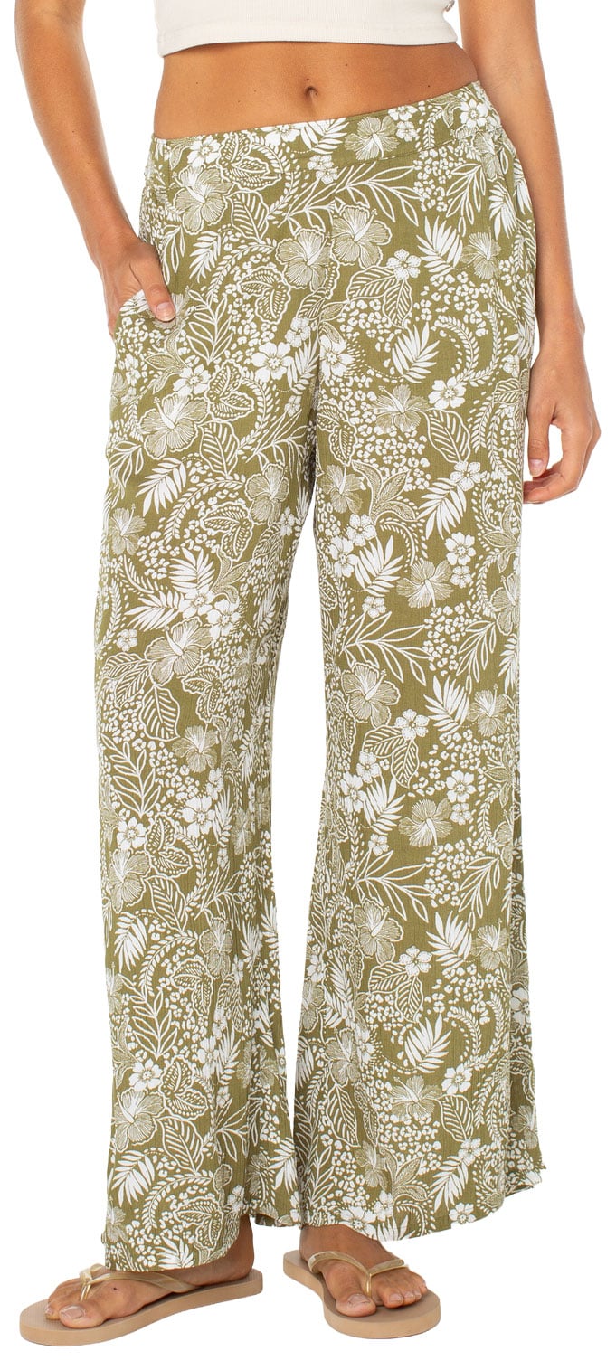Roxy Midnight Ave Women's Pants - Olive Branch On The Prowl