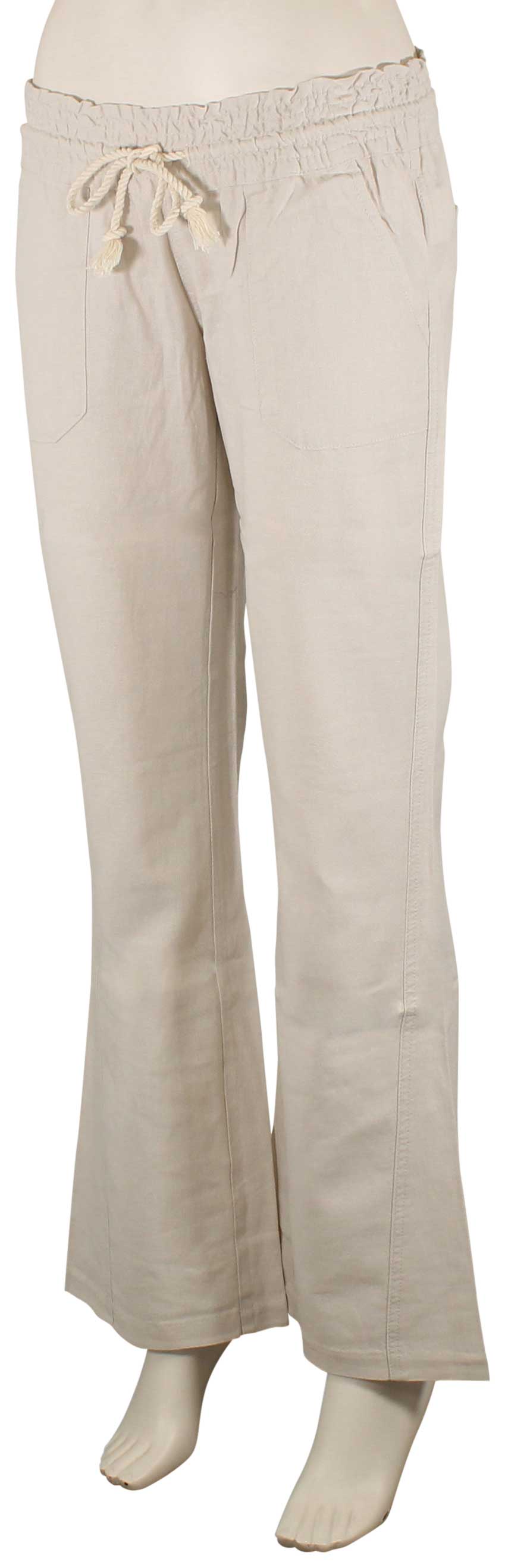 Roxy Oceanside Flared Pants - Stone