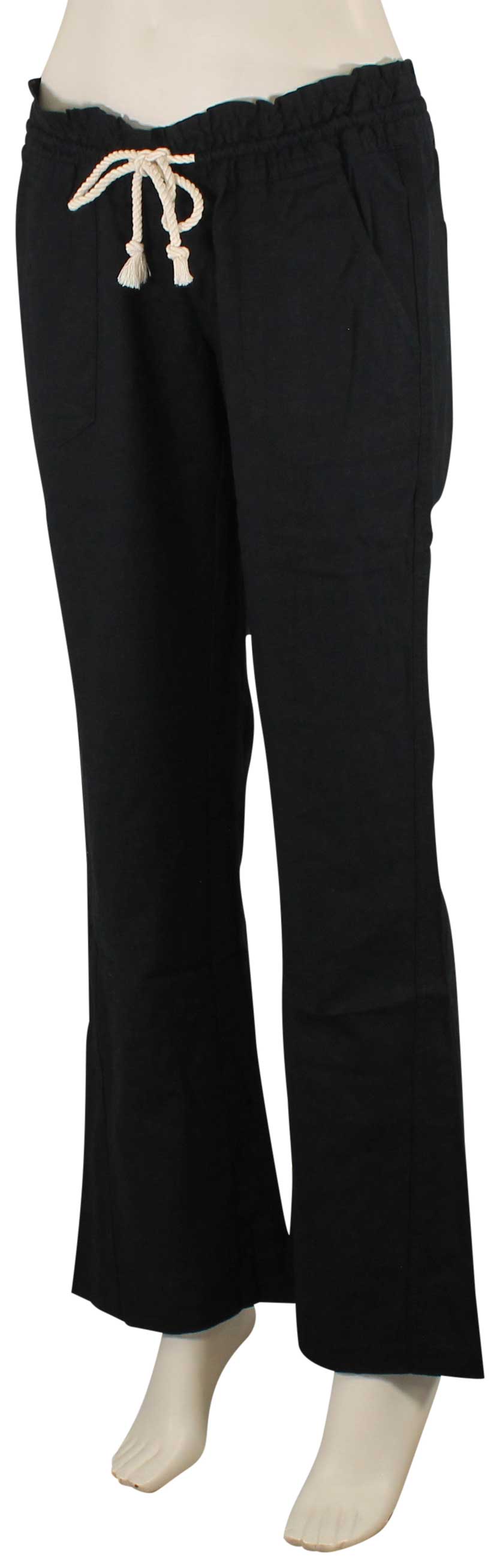 Roxy Oceanside Flared Pants - True Black