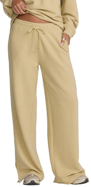 RVCA Glory Waffle Split Women's Pants - Vintage Khaki