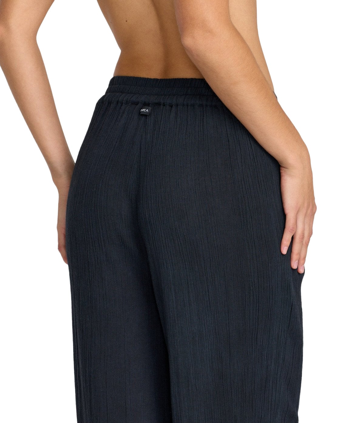 RVCA New Yume Wide Women's Pants - Classic RVCA Black – alternate view 1
