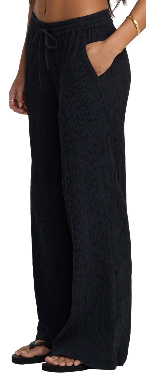 RVCA New Yume Wide Women's Pants - RVCA Black – alternate view 1