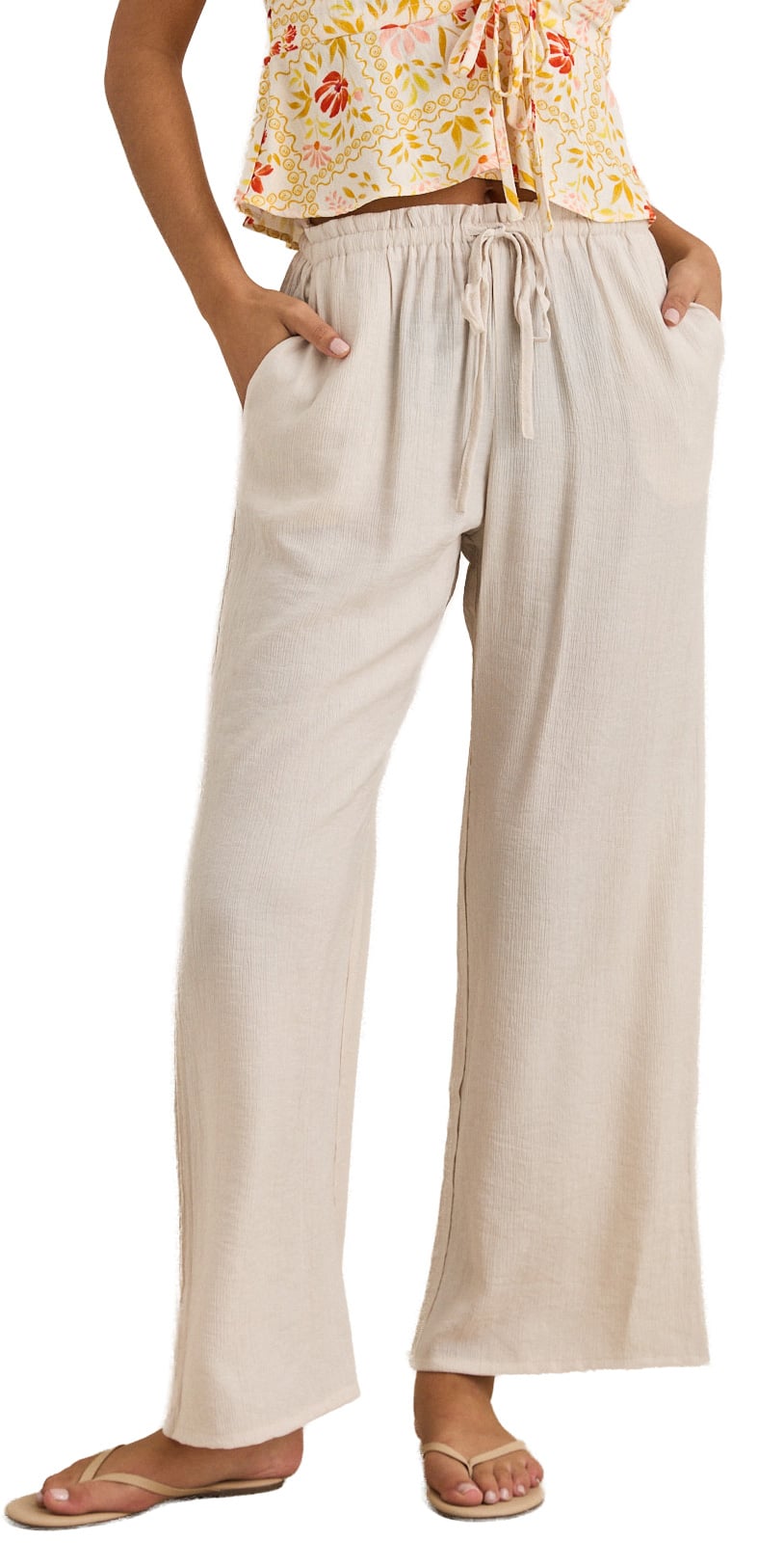 Rhythm Arlie Women's Beach Pants - Ivory