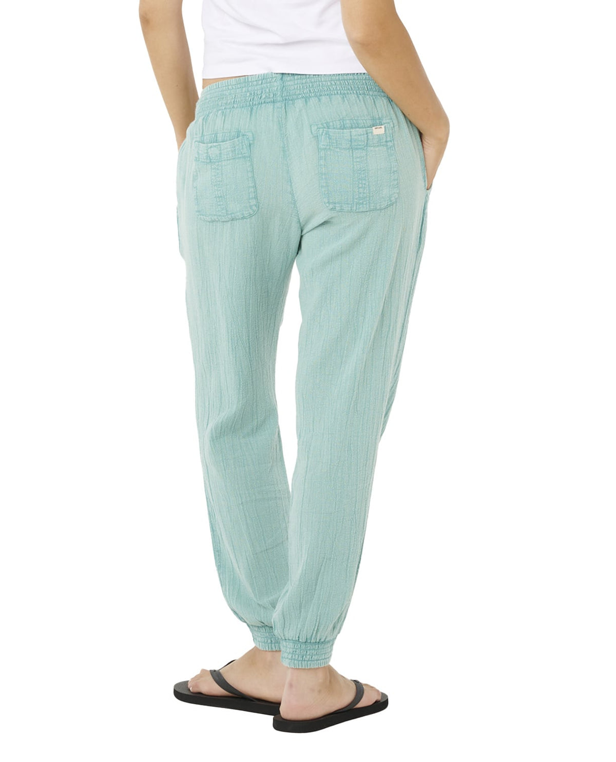 Rip Curl Classic Surf Pants - Dusty Turquoise – back view