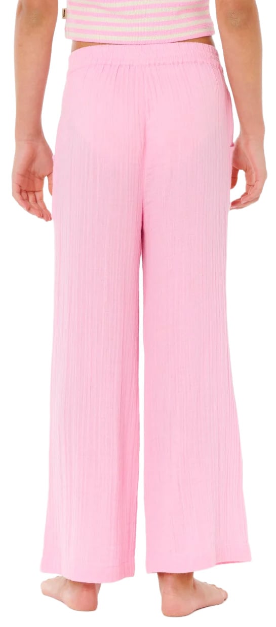 Rip Curl Premium Surf Girl's Beach Pants - Natural – back view