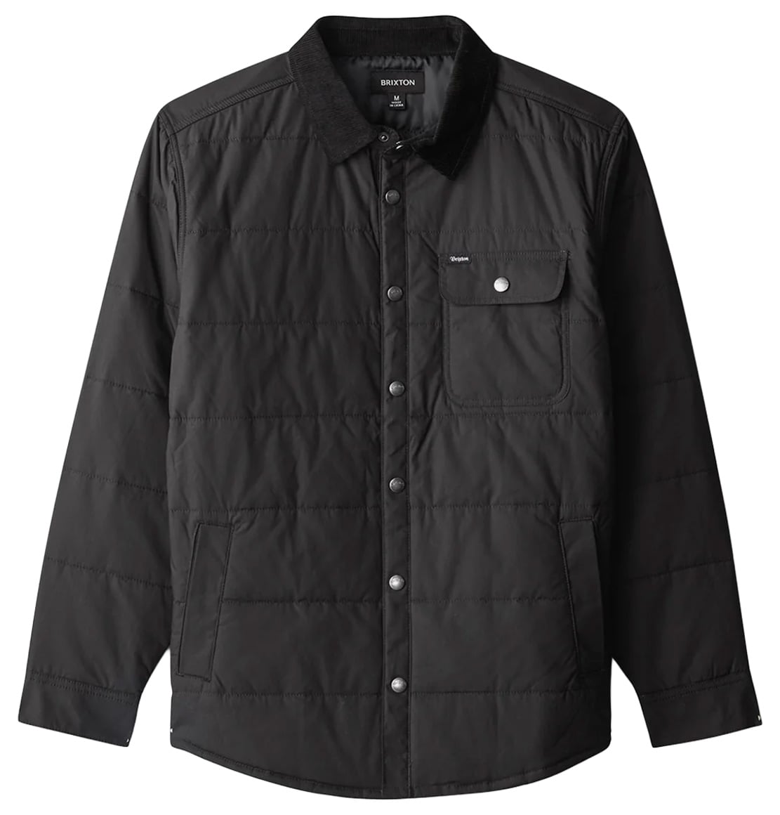 Brixton Cass Puffer Jacket - Black / Black – alternate view 1