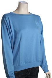 Roxy Surfing By Moonlight Pullover Sweatshirt - Azure Blue