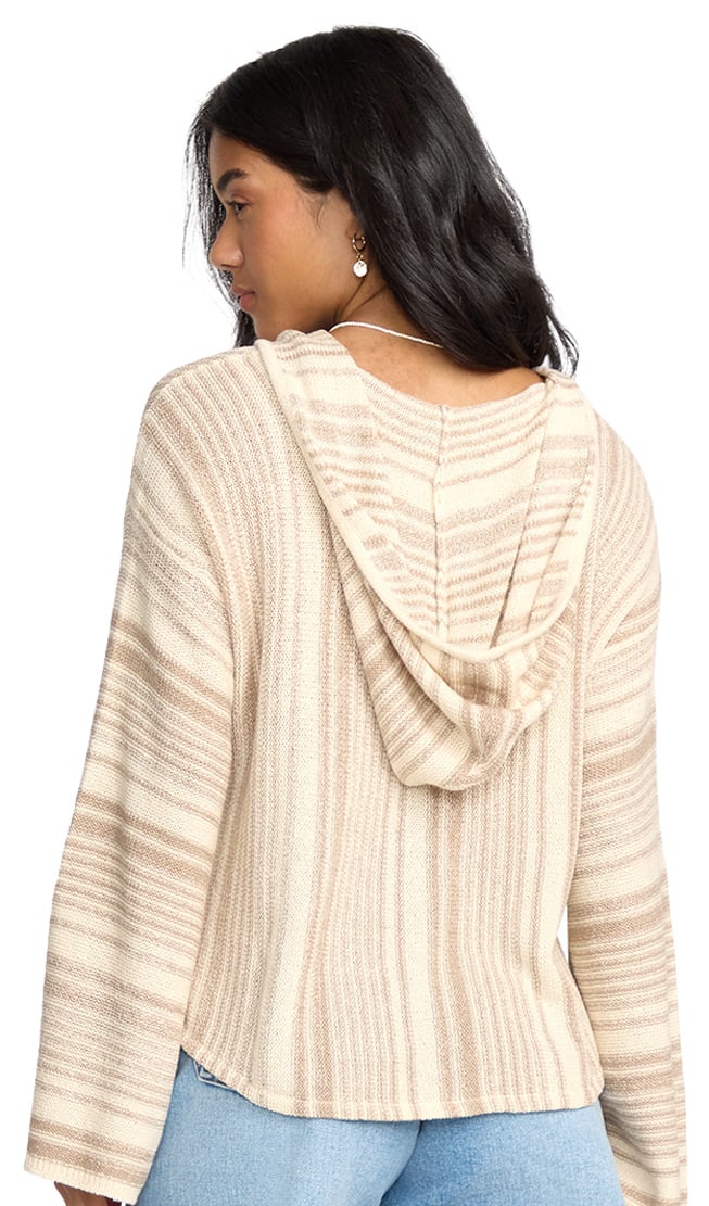 Billabong Baja Beach Pullover Sweater - Cobblestone – back view