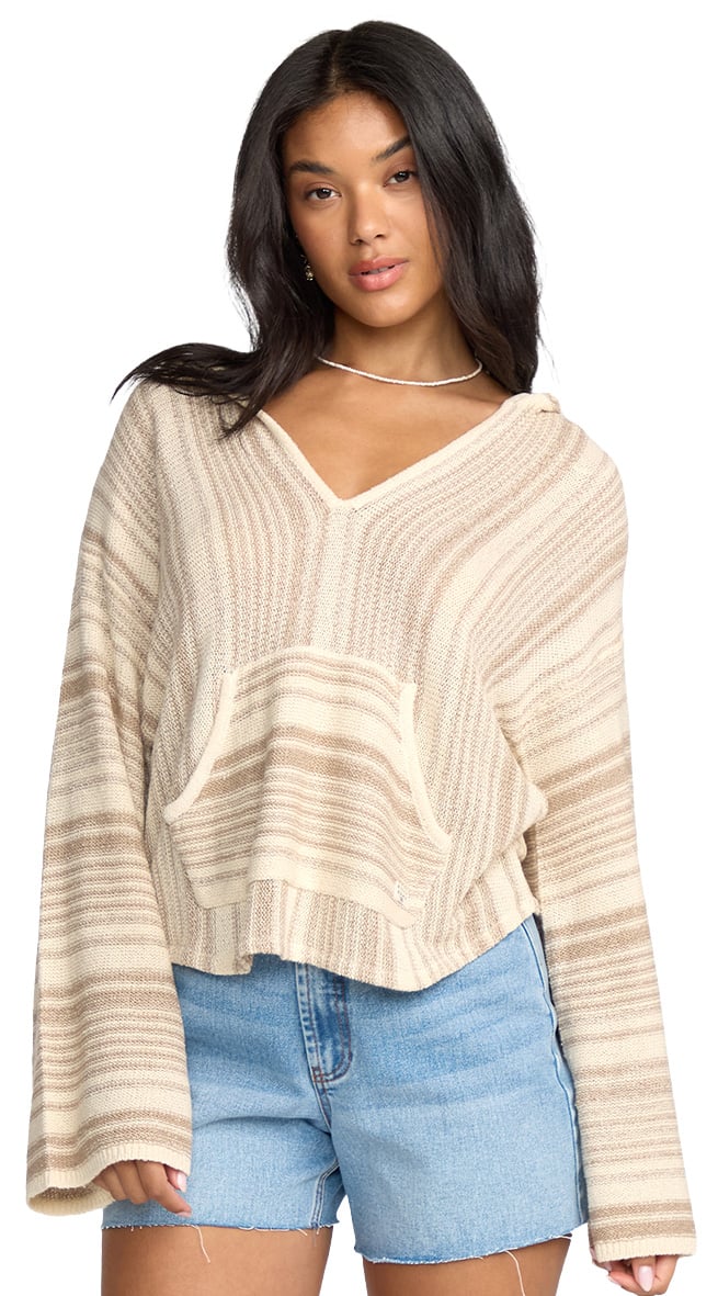 Billabong Baja Beach Pullover Sweater - Cobblestone