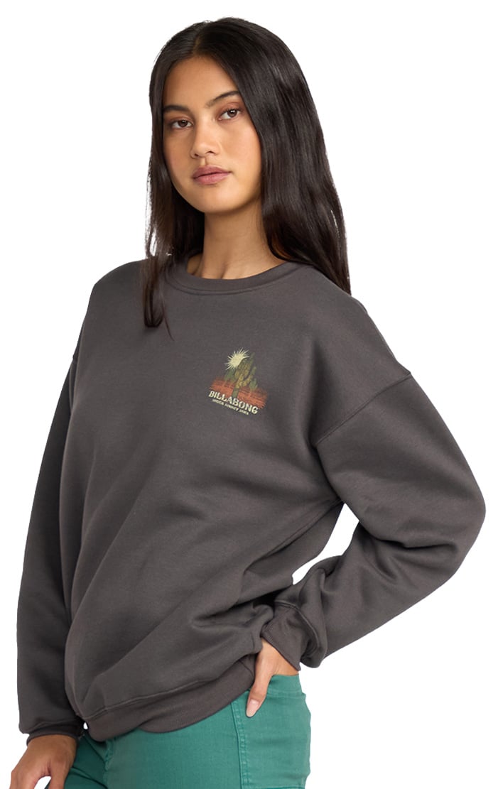 Billabong Desert Break Crew Sweater - Off Black – alternate view 1