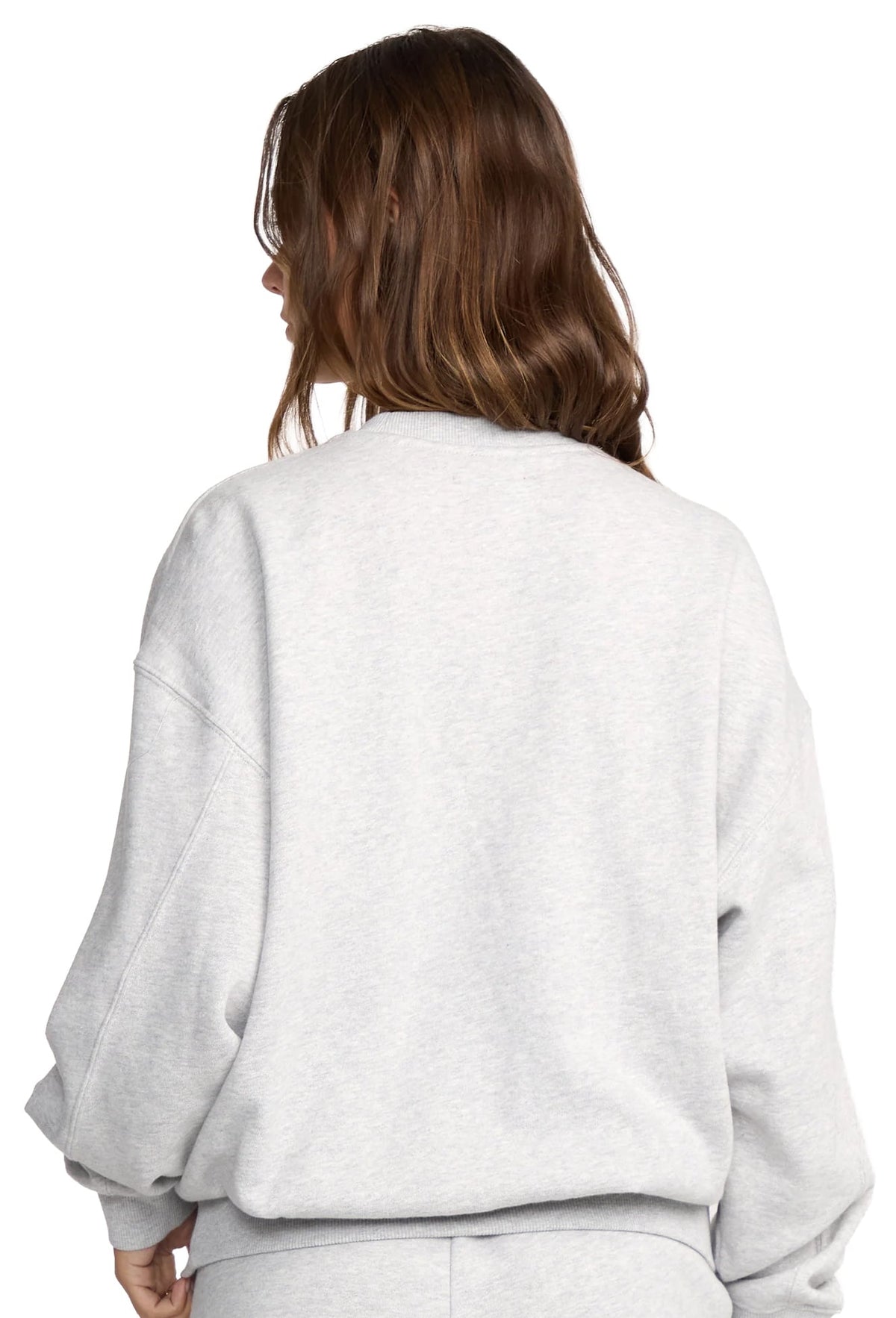 Billabong So Sunny Kendal Crew Sweater - Heather Grey – back view
