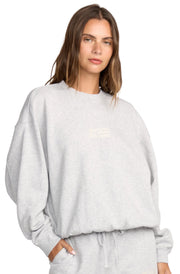 Billabong So Sunny Kendal Crew Sweater - Heather Grey
