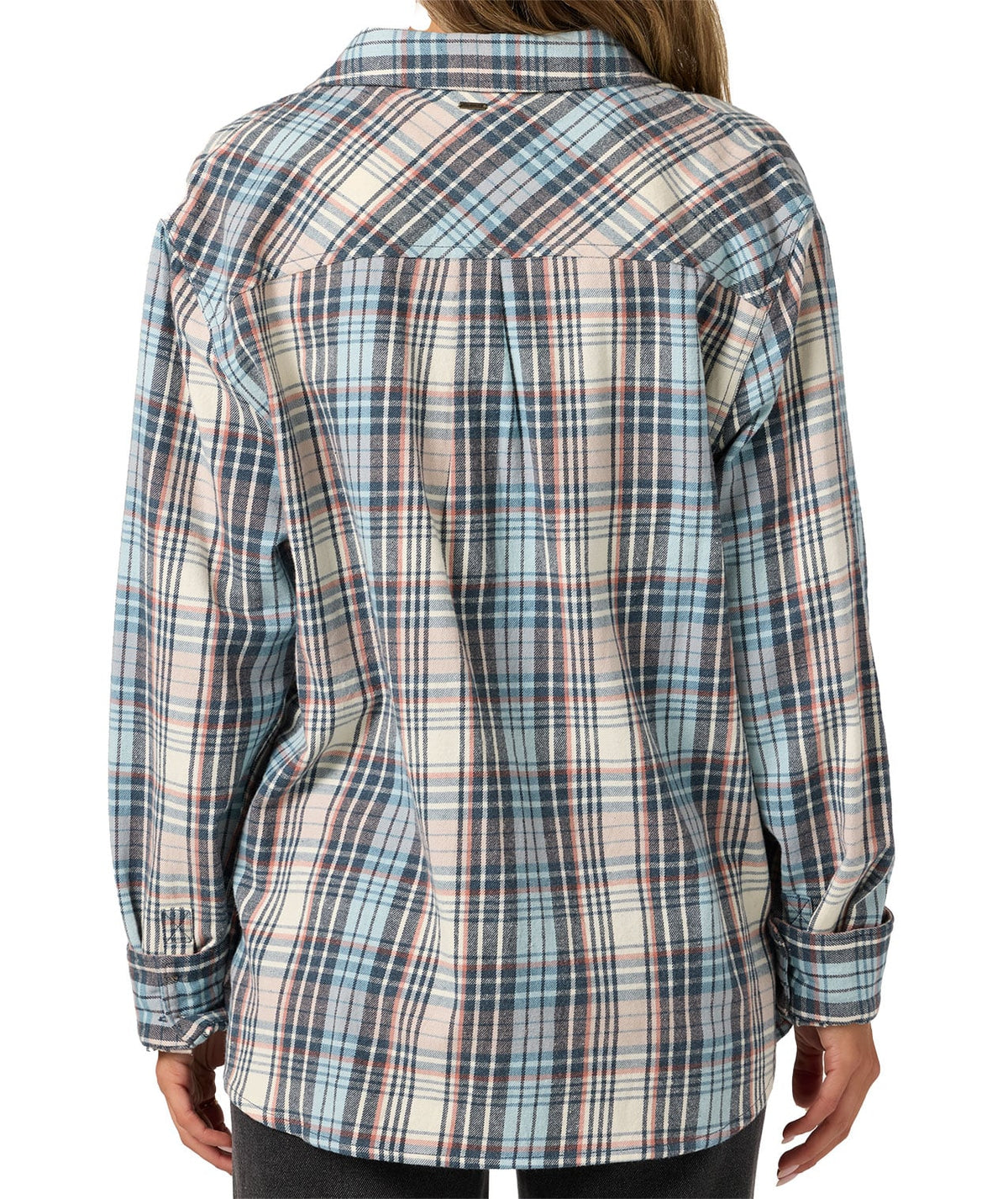 O'Neill Women's Logan Flannel Button Down Shirt – back view