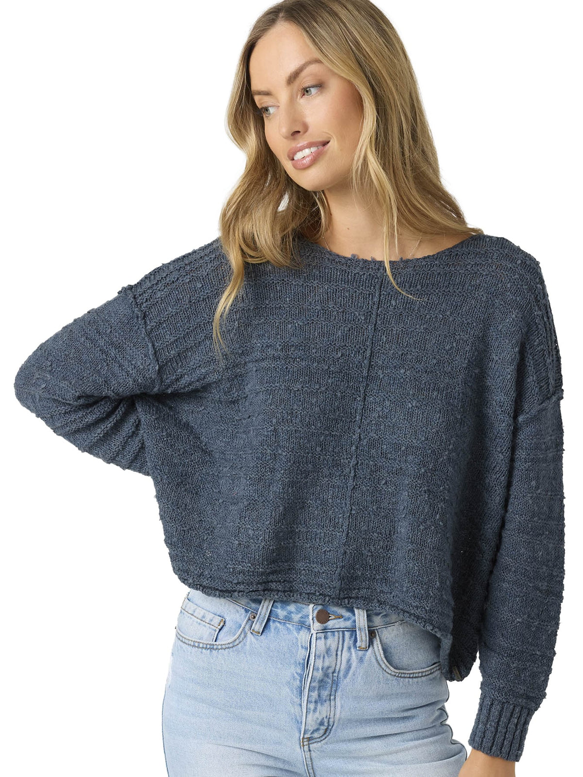 O'Neill Brayton Long Sleeve Sweater - Slate