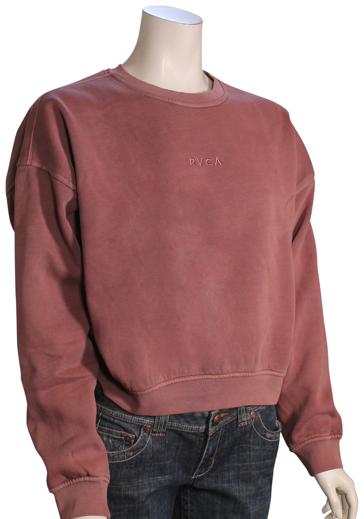 RVCA Forever Fleece Sweatshirt - Acid Brown
