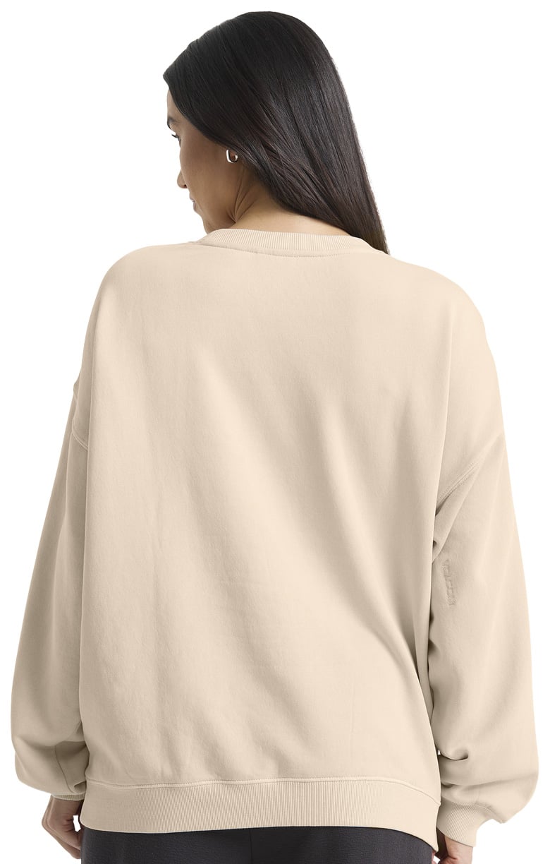 Volcom Stone Soft Crew Sweatshirt - Oat – back view