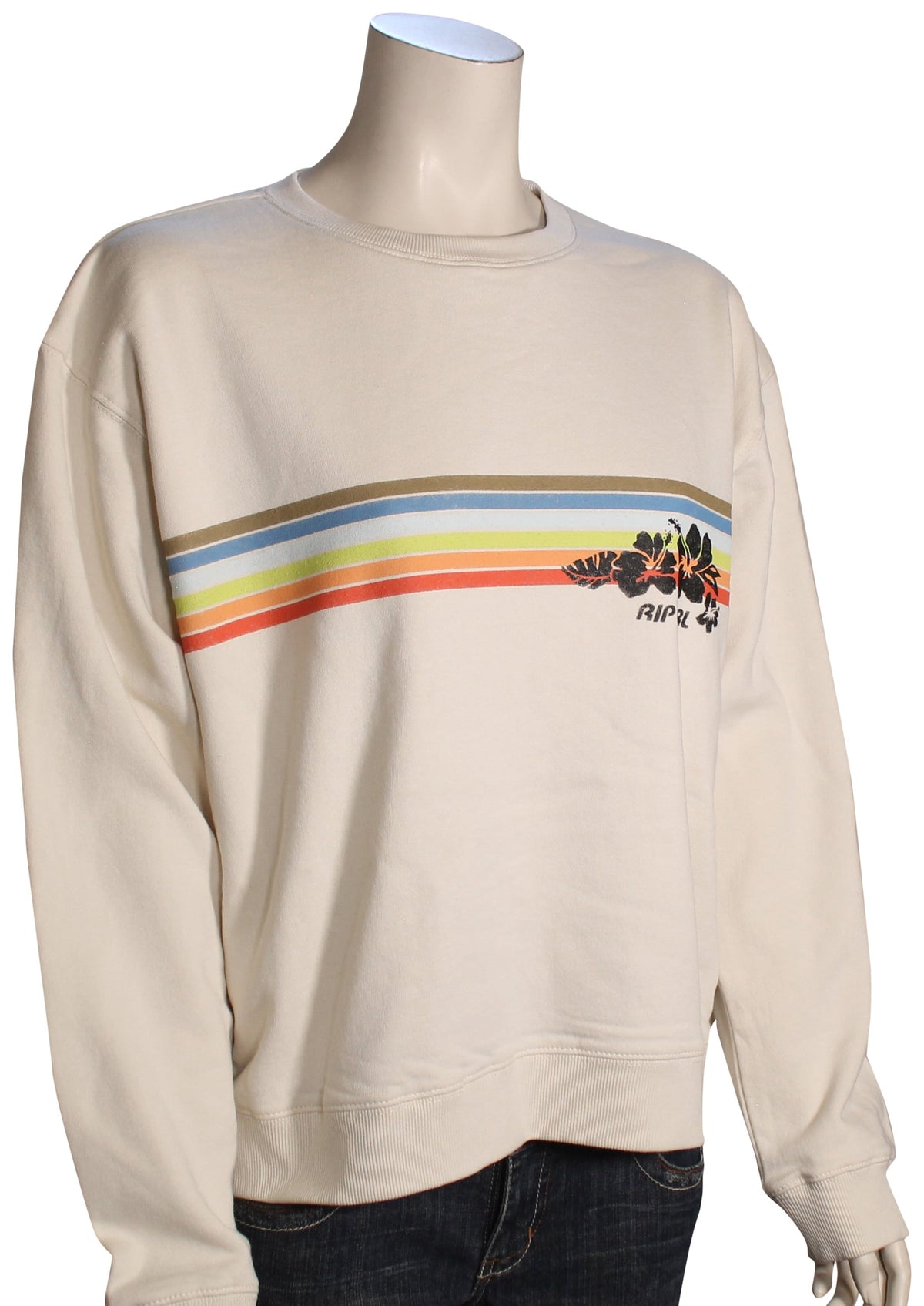 Rip Curl Hoffman Relaxed Crew Sweatshirt - Bone