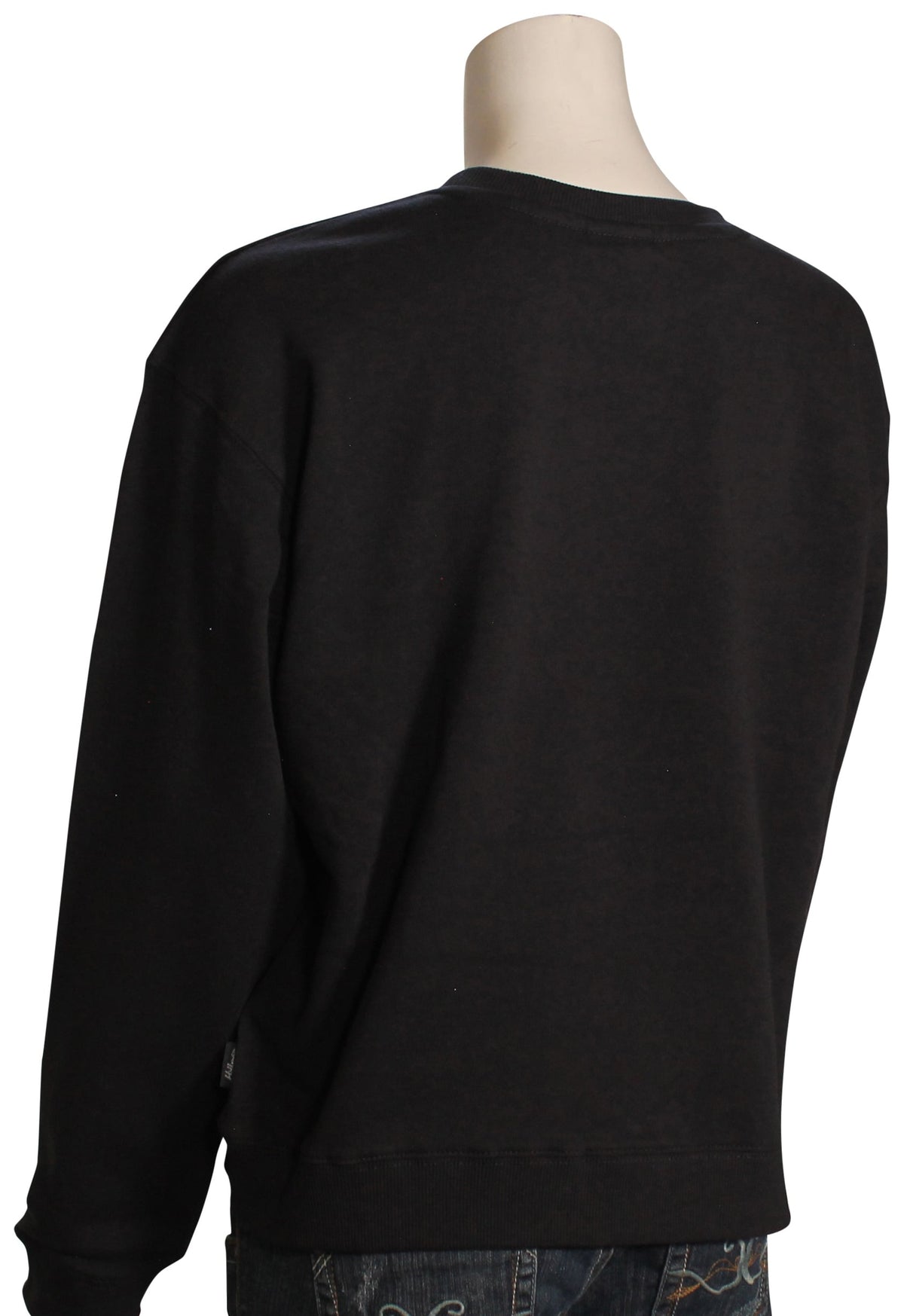 Rip Curl Hoffman Relaxed Crew Sweatshirt - Washed Black – back view