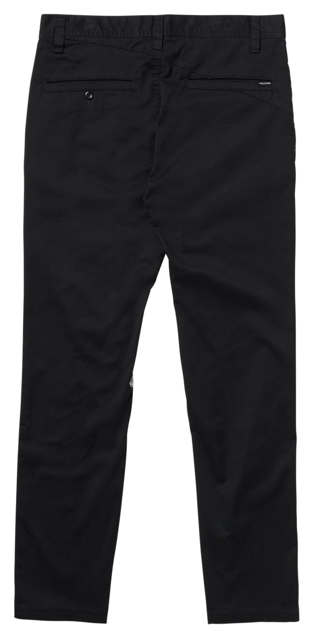 Volcom Frickin Modern Stretch Men's Pants - Black – back view