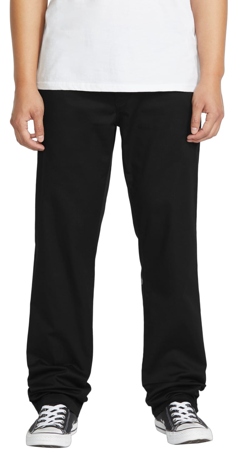 Volcom Frickin Modern Stretch Men's Pants - Black – alternate view 1