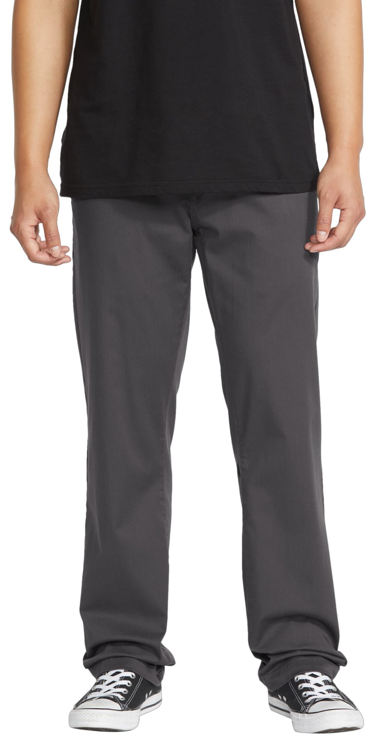 Volcom Frickin Modern Stretch Men's Pants - Charcoal Heather – alternate view 1
